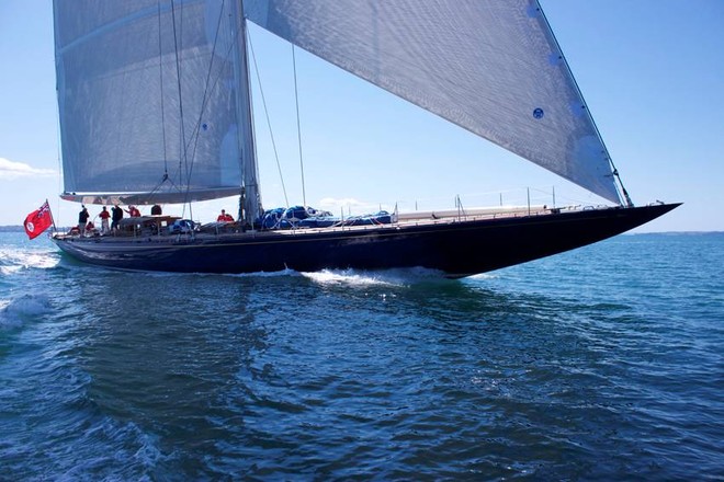 Endeavour under goes sea trials, Auckland with a new set of Southern Spars © SW
